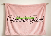 Victoria's Secret Flannel Fleece Throw Blanket V041